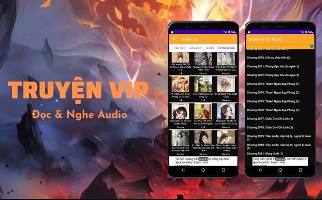 Các app đọc truyện online audio miễn phí hay nhất