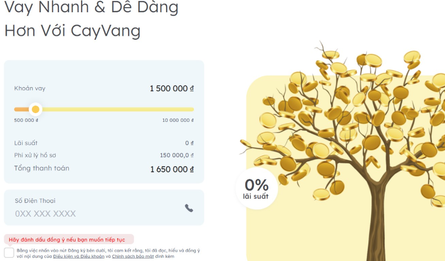 So sanh app vay tien Cay Vang voi cac app khac nhau