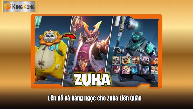 Len do va bang ngoc cho Zuka Lien Quan