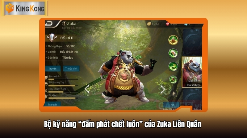 ky nang Zuka Lien Quan