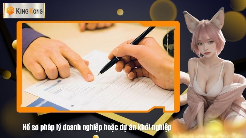 Ho so phap ly doanh nghiep hoac du an khoi nghiep