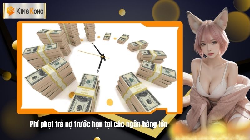 Phi phat tra no truoc han tai cac ngan hang lon