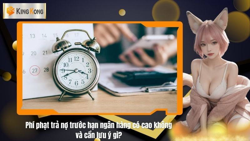 Phí phạt trả nợ trước hạn ngân hàng có cao không và cần lưu ý gì?