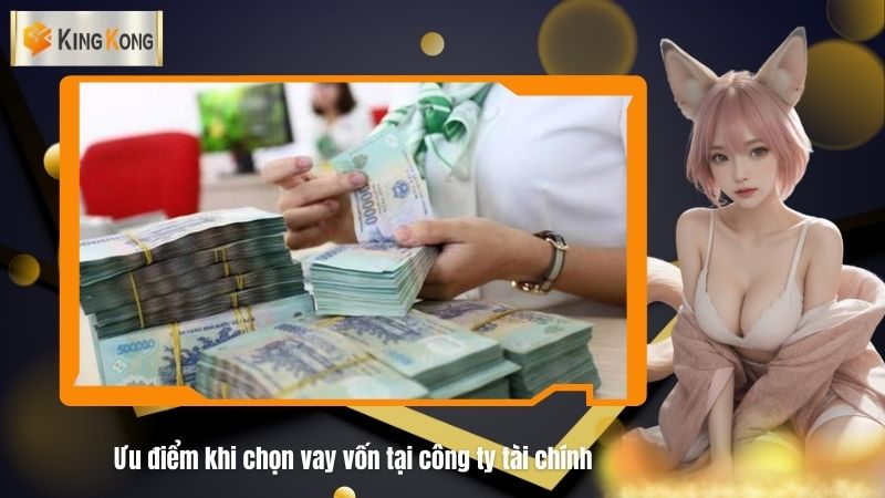 Uu diem khi chon vay von tai cong ty tai chinh