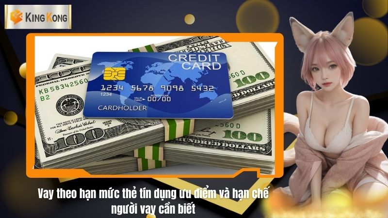 Vay theo hạn mức thẻ tín dụng ưu điểm và hạn chế người vay cần biết