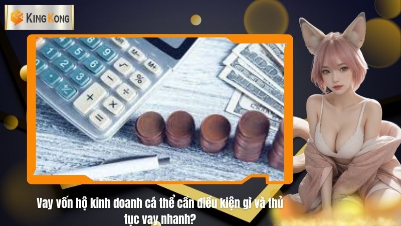 Vay vốn hộ kinh doanh cá thể cần điều kiện gì và thủ tục vay nhanh?