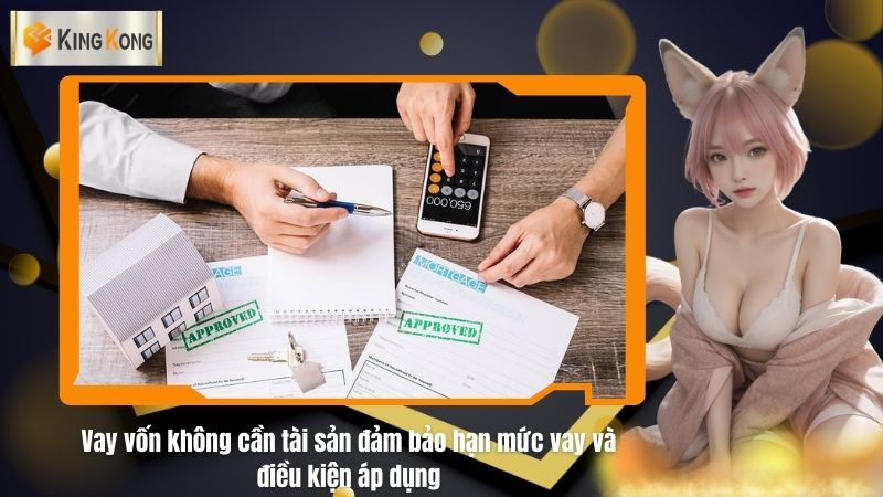 Vay vốn không cần tài sản đảm bảo hạn mức vay và điều kiện áp dụng